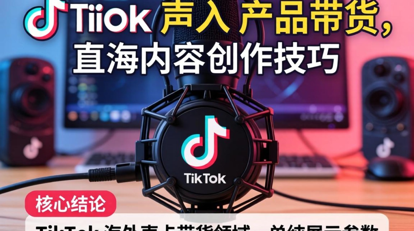 TikTok 声卡产品带货怎么做