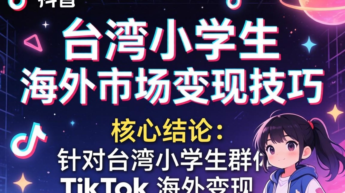 TikTok 台湾小学生如何海外变现