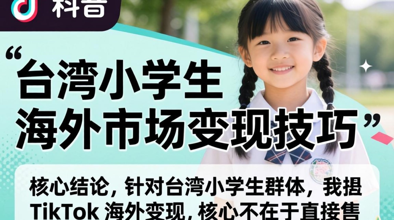 TikTok 台湾小学生如何海外变现