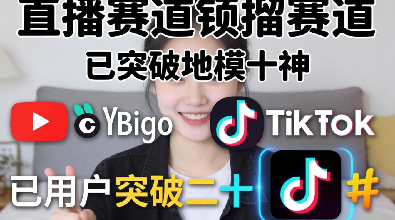YouTube bigo 和 tiktok 用户规模如何对比