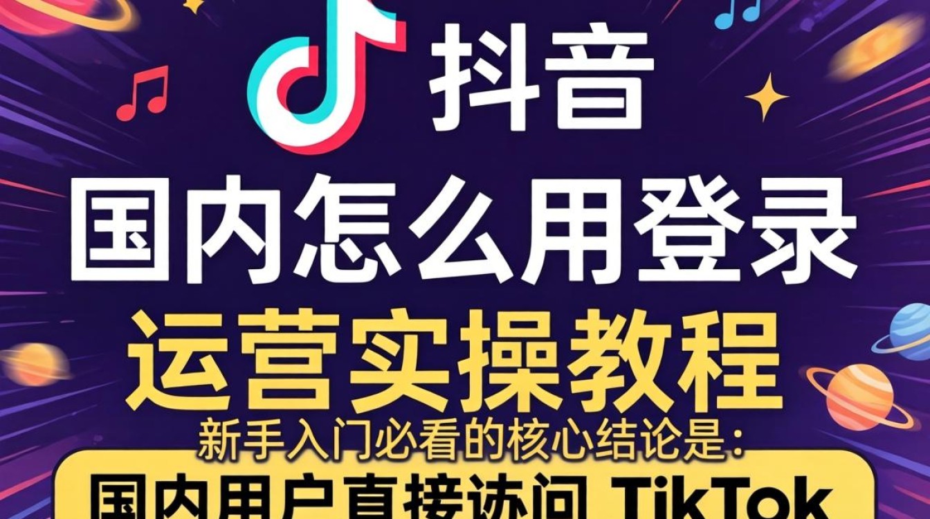 TikTok 国内登录方法运营实操新手入门