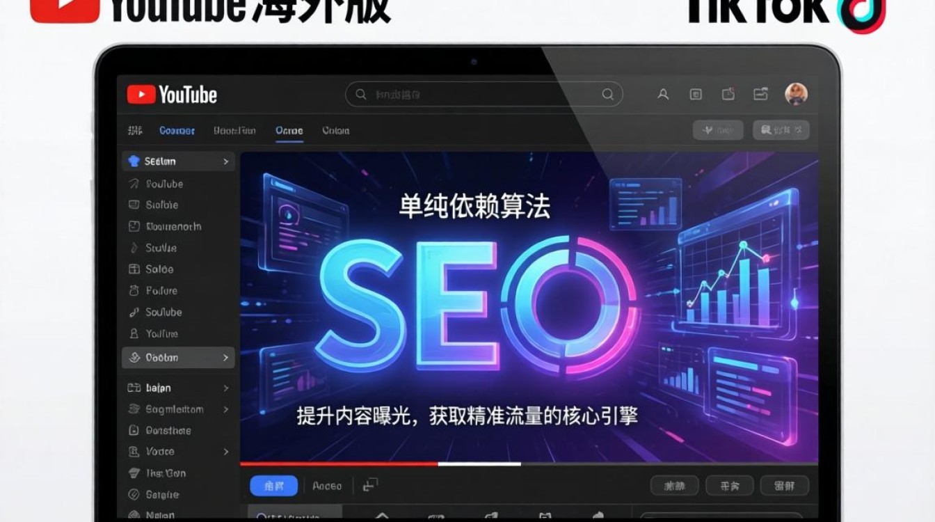 YouTube 海外版 TikTok 电脑 SEO 优化提升曝光