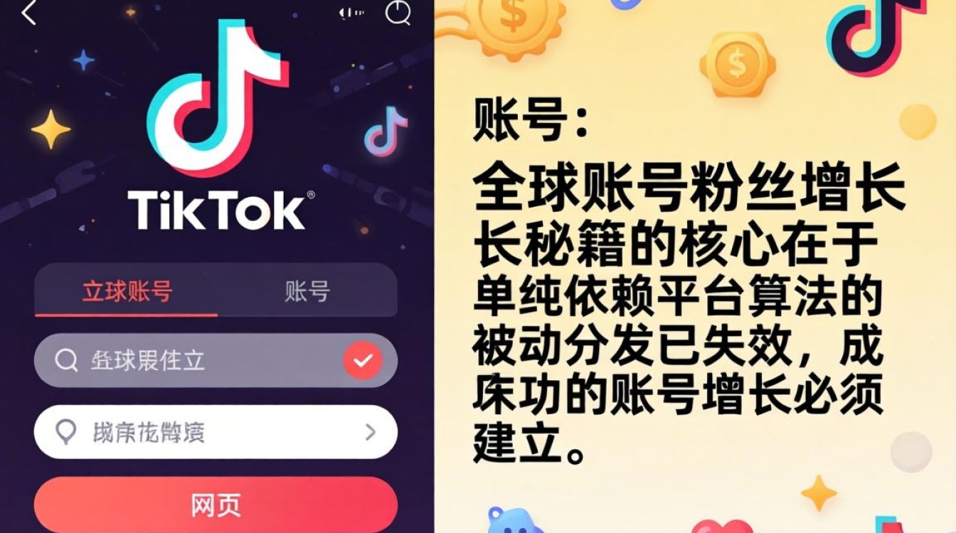 网页注册的TikTok账号怎么涨粉