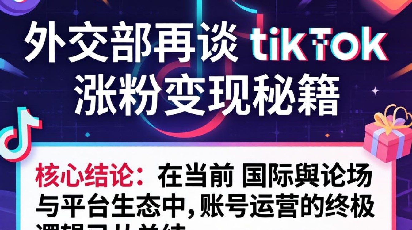 外交部再谈 TikTok 账号运营