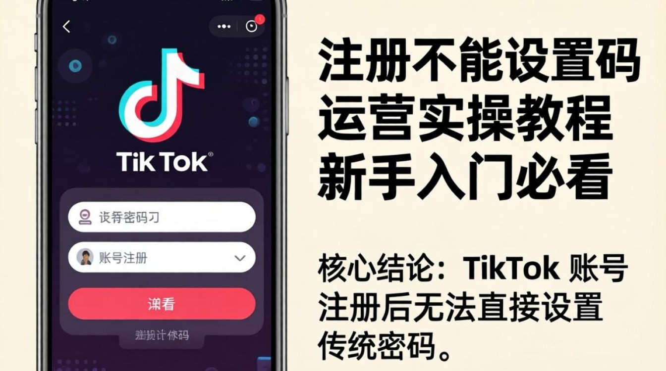 TikTok 注册不能设置密码怎么办