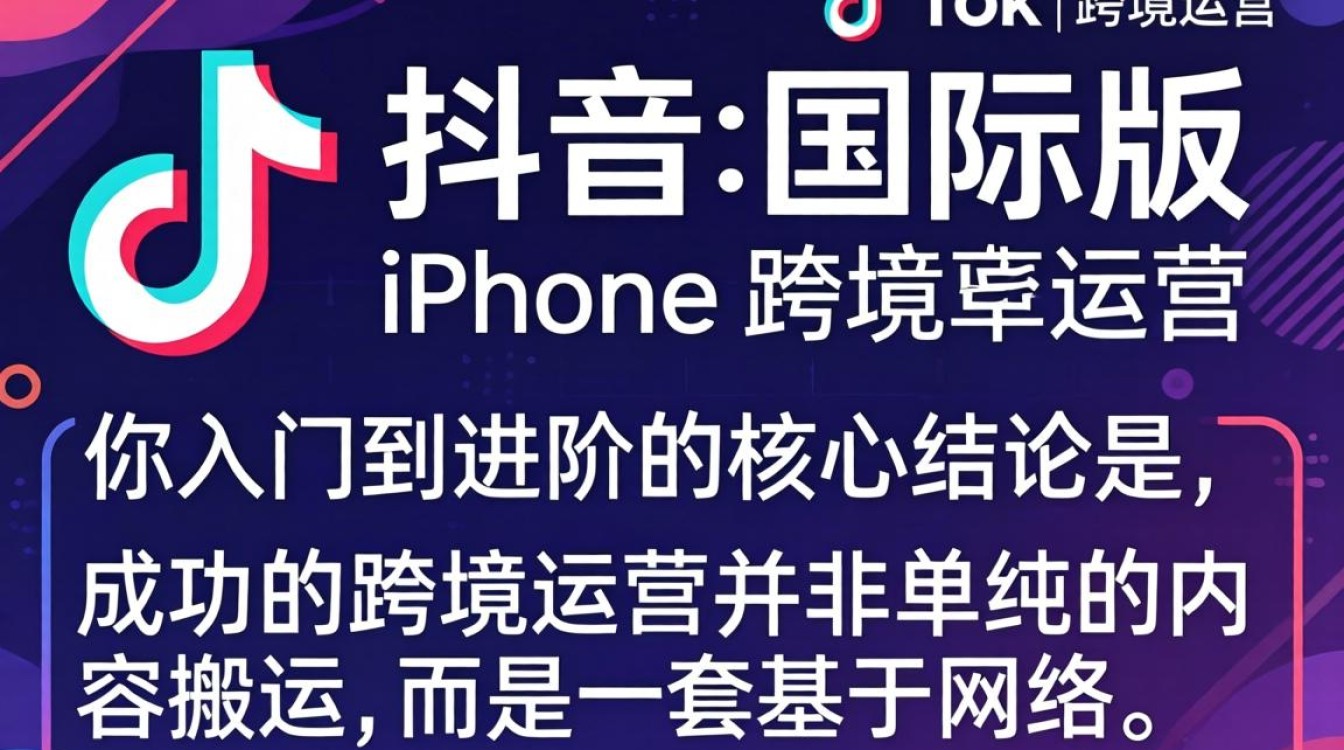 TikTok 国际版 iphone 跨境运营从入门到进阶