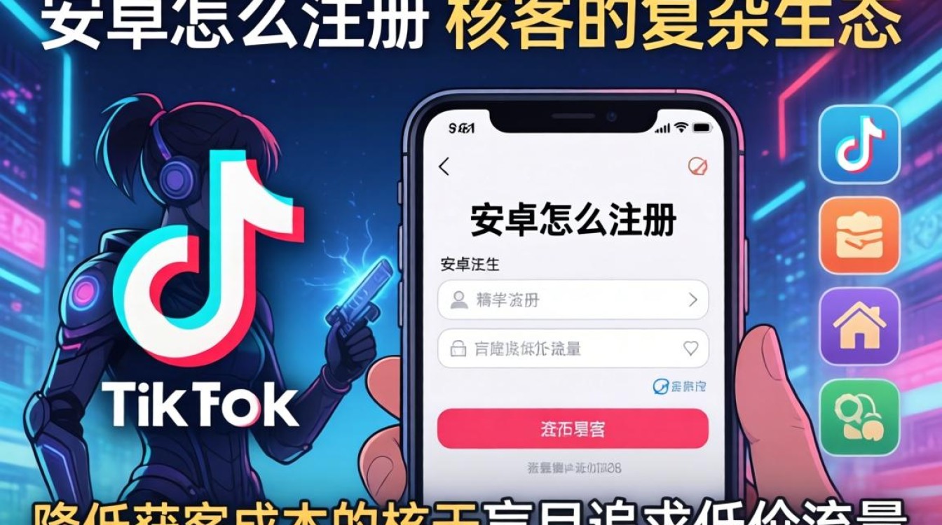 广告投放安卓怎么注册 TikTok