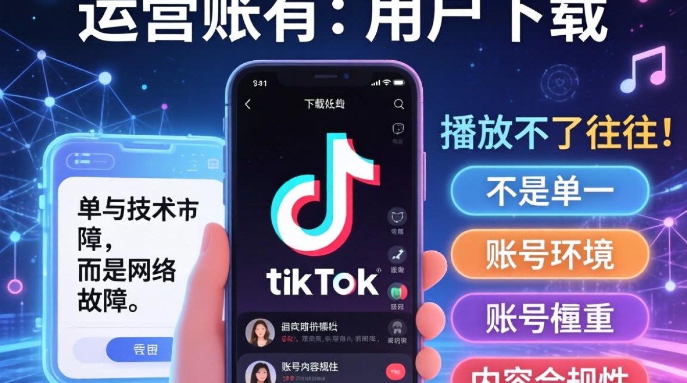 账号运营下载了 TikTok 播放不了怎么办