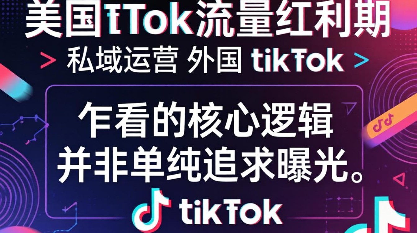 私域运营外国TikTok怎么看