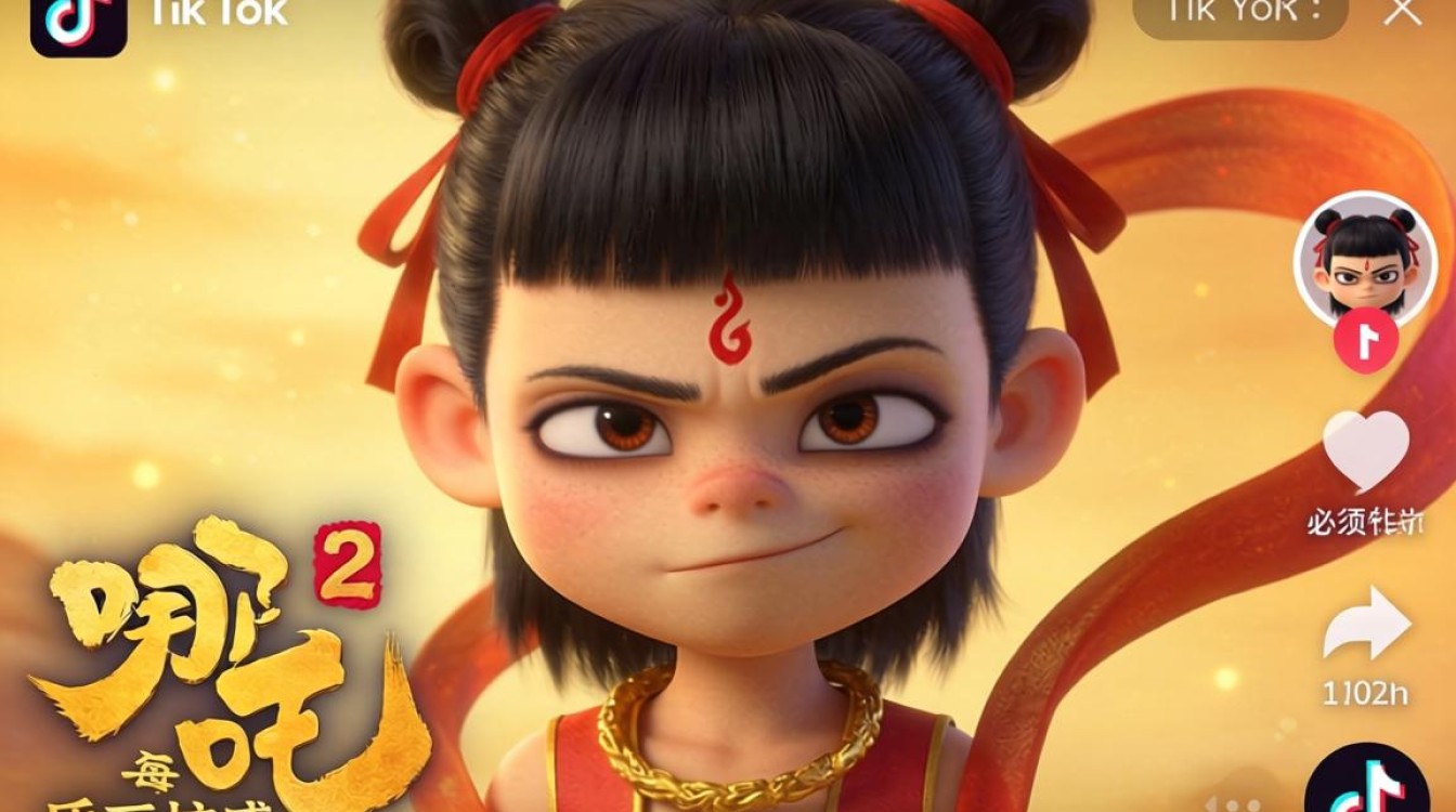 视频拍摄哪吒2在tiktok上怎么提升画面质感