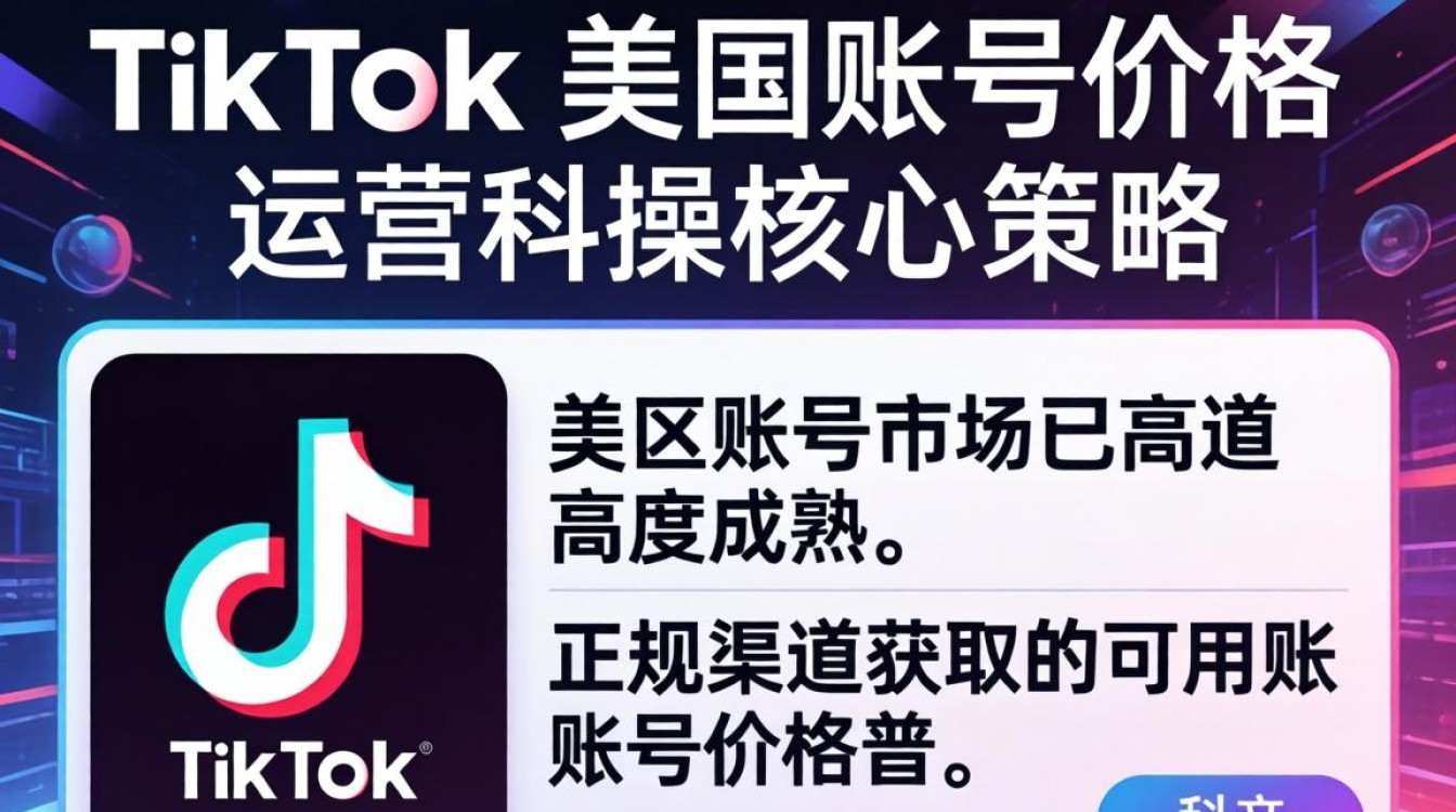 TikTok 美区账号价格多少