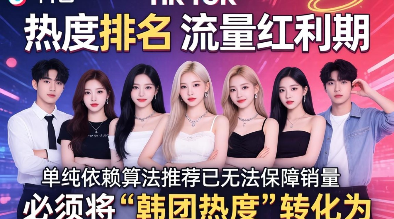 带货话术韩团TikTok热度排名如何选