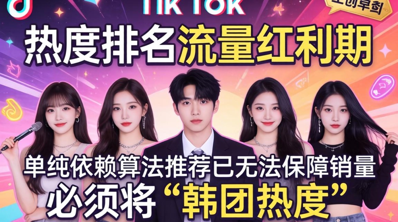 带货话术韩团TikTok热度排名如何选