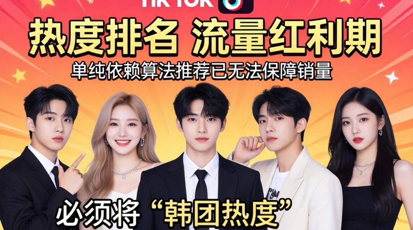 带货话术韩团TikTok热度排名如何选