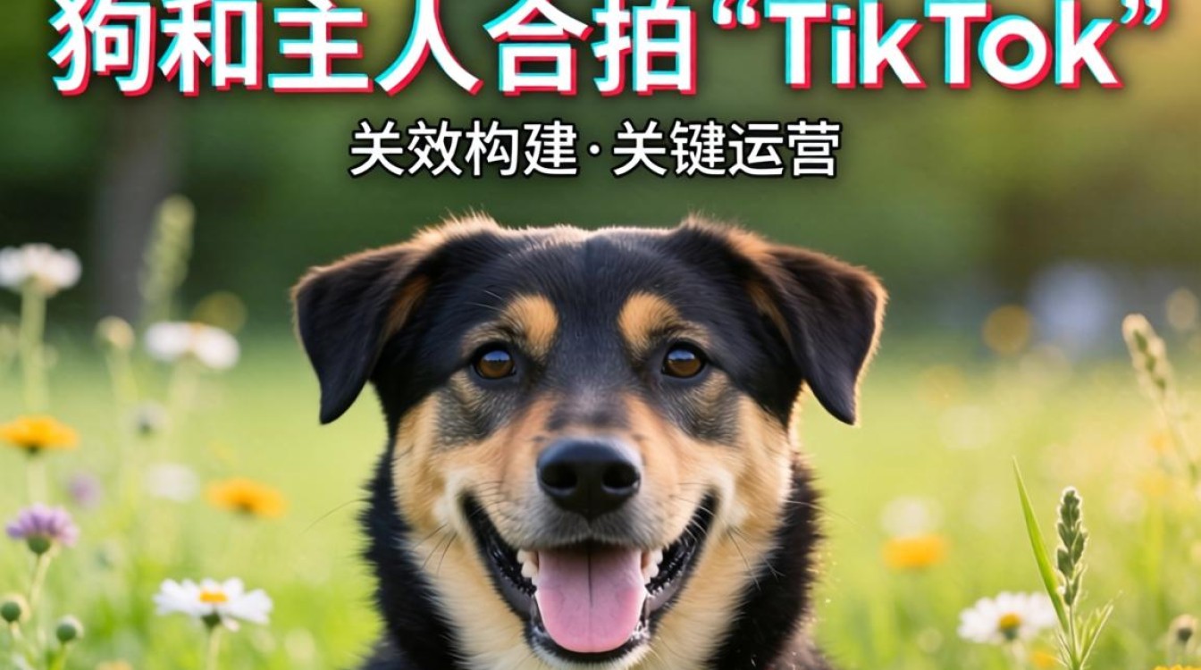 狗和主人合拍tiktok怎么做