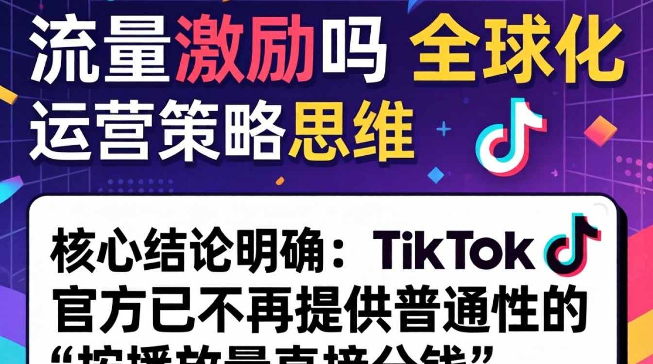 TikTok 流量激励政策是什么