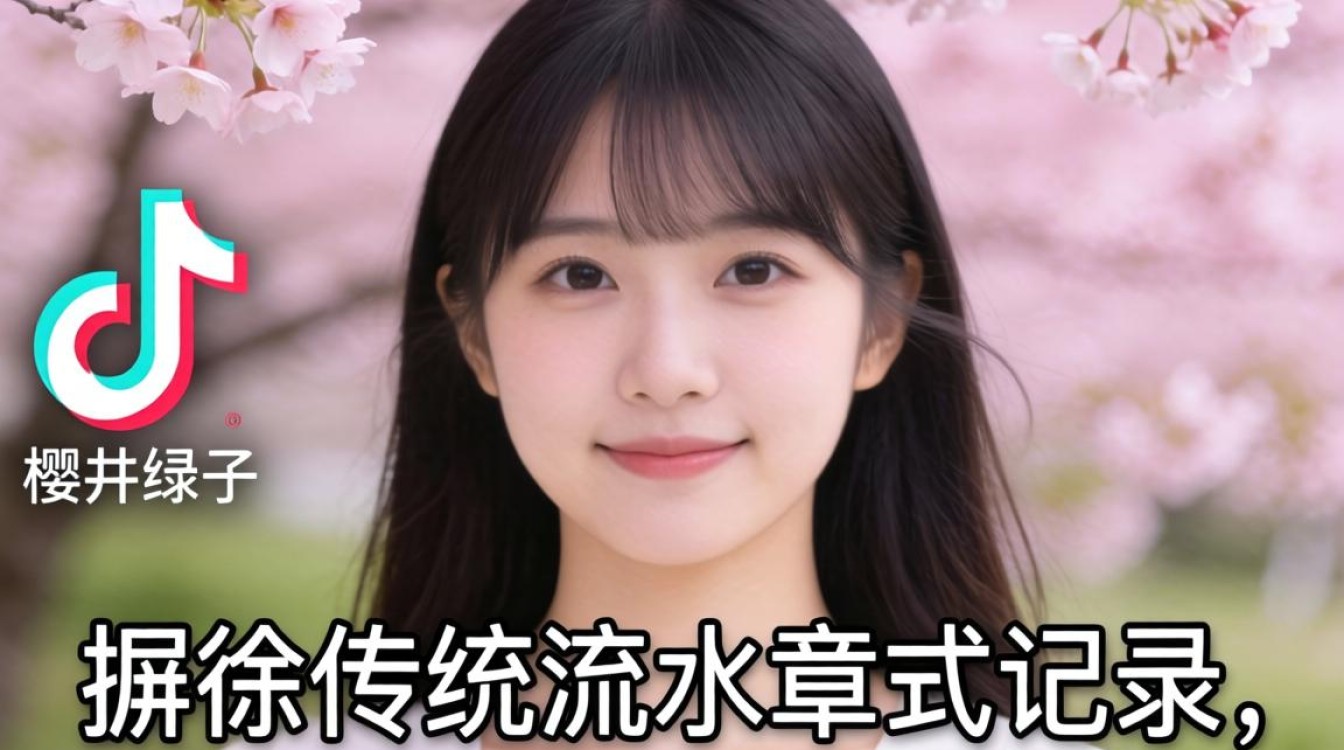 视频剪辑樱井绿子 TikTok 精品内容打造