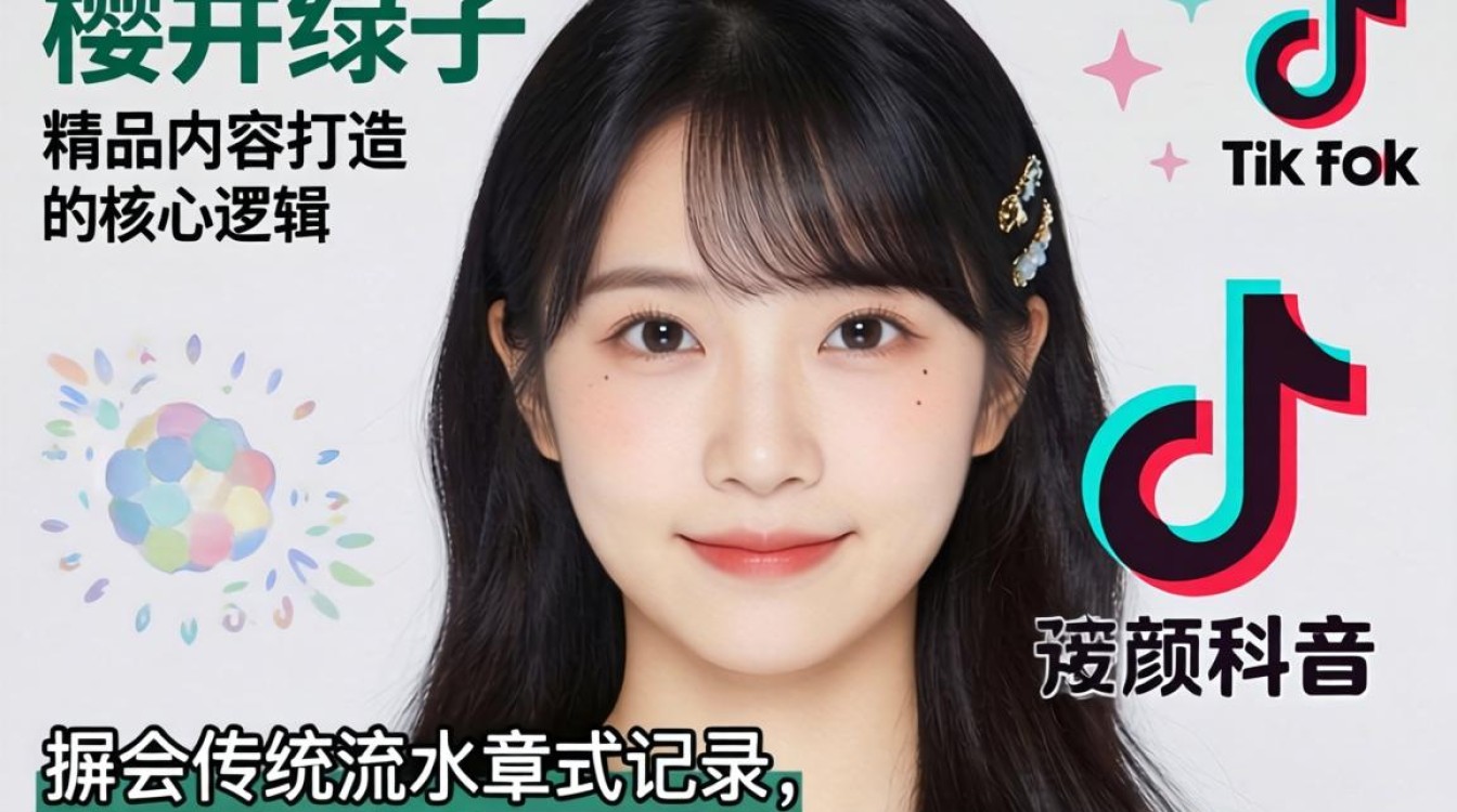 视频剪辑樱井绿子 TikTok 精品内容打造