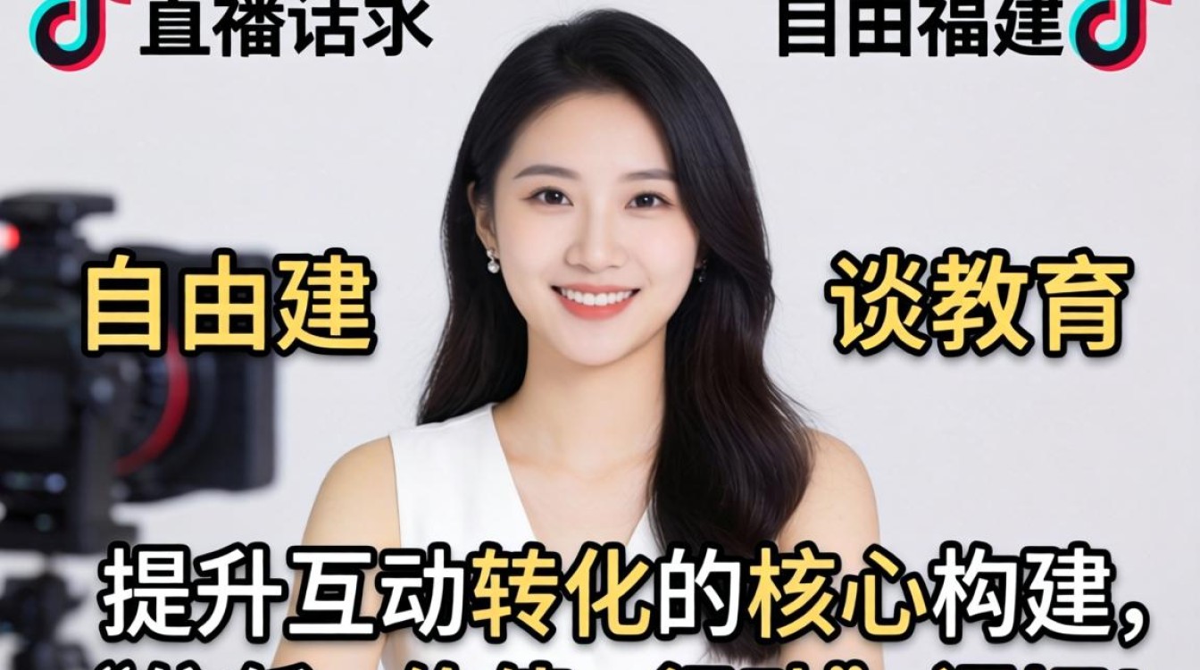 直播话术自由福建tiktok谈教育如何提升互动转化