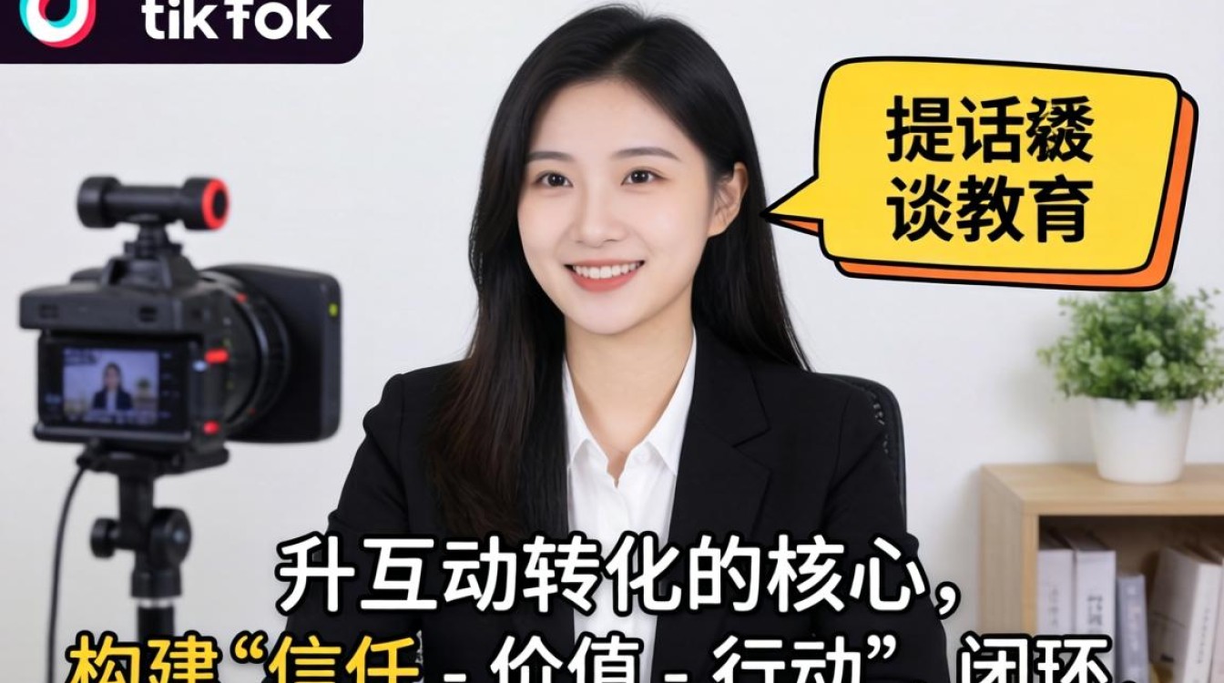 直播话术自由福建tiktok谈教育如何提升互动转化