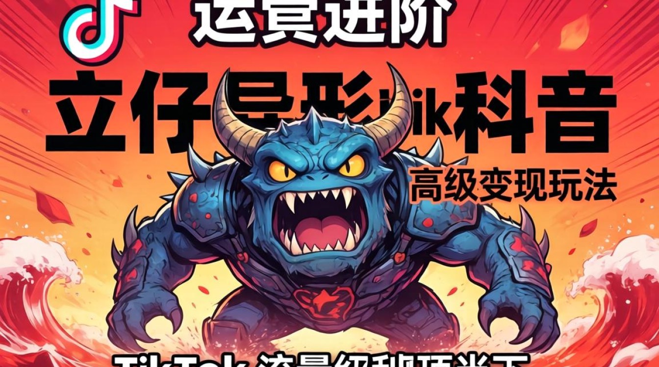 运营进阶立仔异形怪物tiktok高级变现玩法