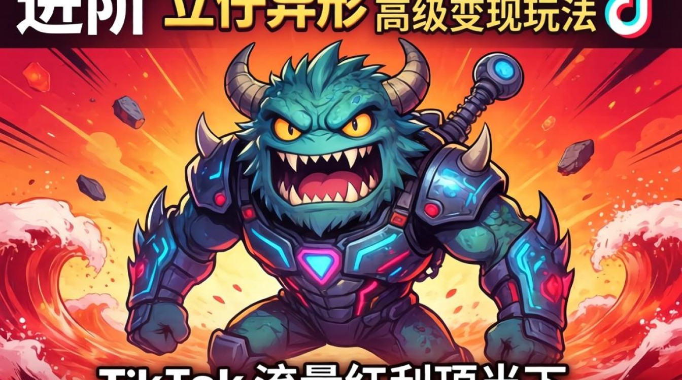 运营进阶立仔异形怪物tiktok高级变现玩法