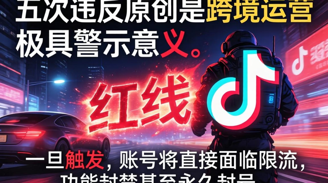 TikTok 五次违反原创怎么办
