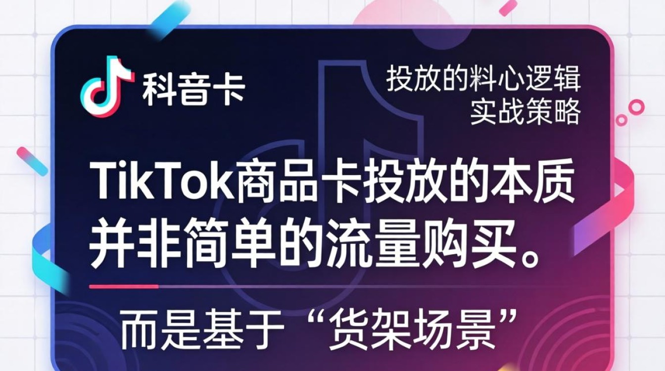 TikTok 商品卡投放教程