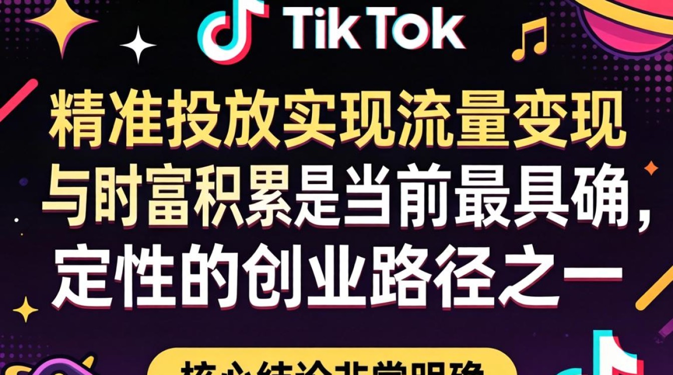 创业路径黑五TikTok投放技巧如何实现财富自由