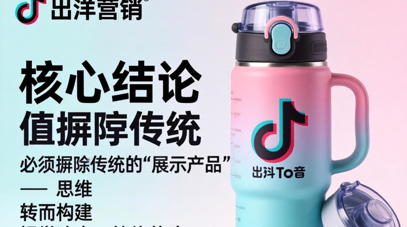 TikTok 渐变色水杯出海内容创作技巧