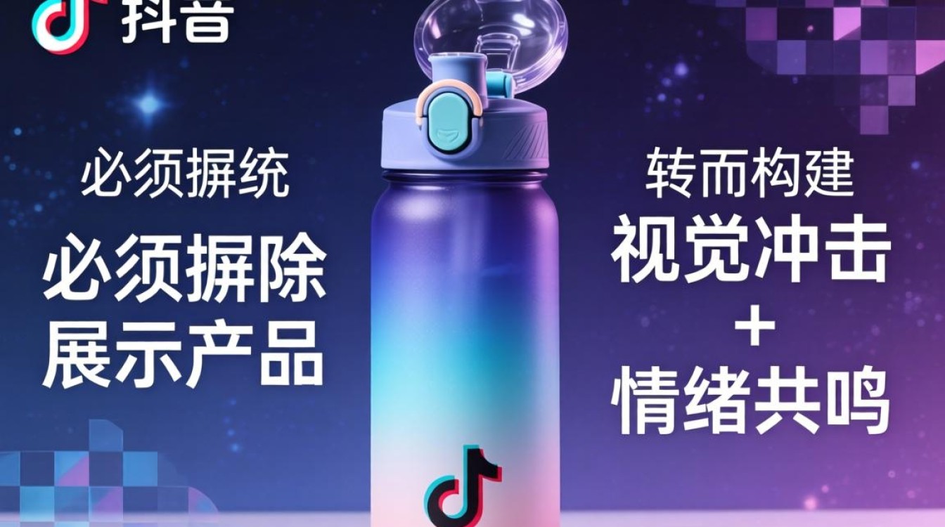 TikTok 渐变色水杯出海内容创作技巧