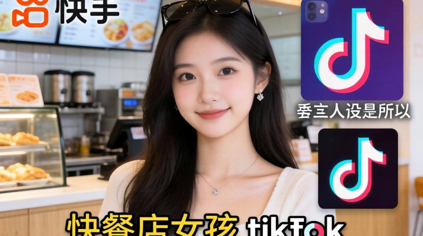快手快餐店女孩TikTok内容创作从零开始