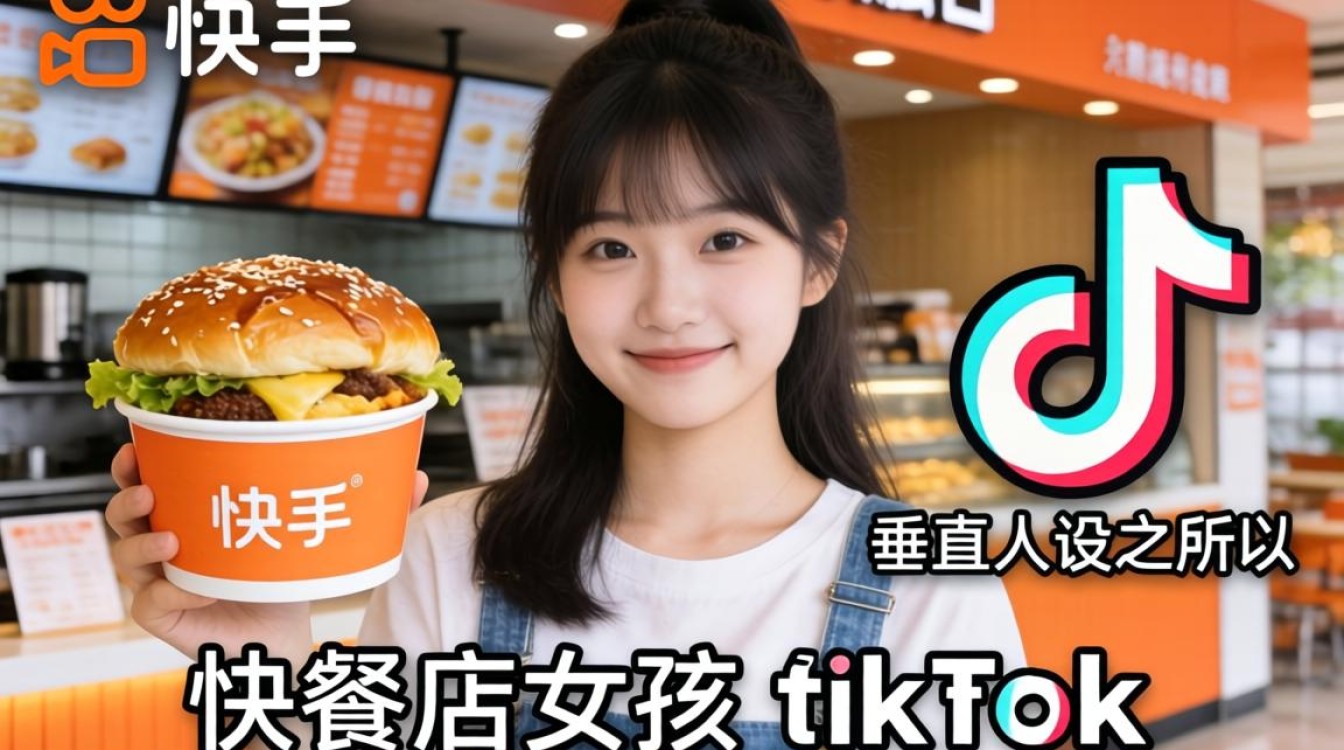快手快餐店女孩TikTok内容创作从零开始