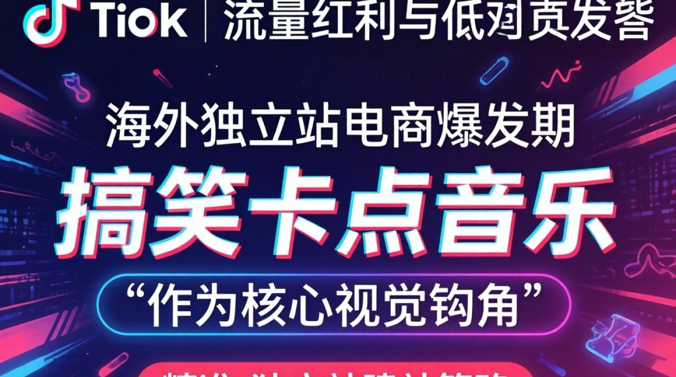 TikTok 搞笑卡点音乐独立站建站海外电商指南