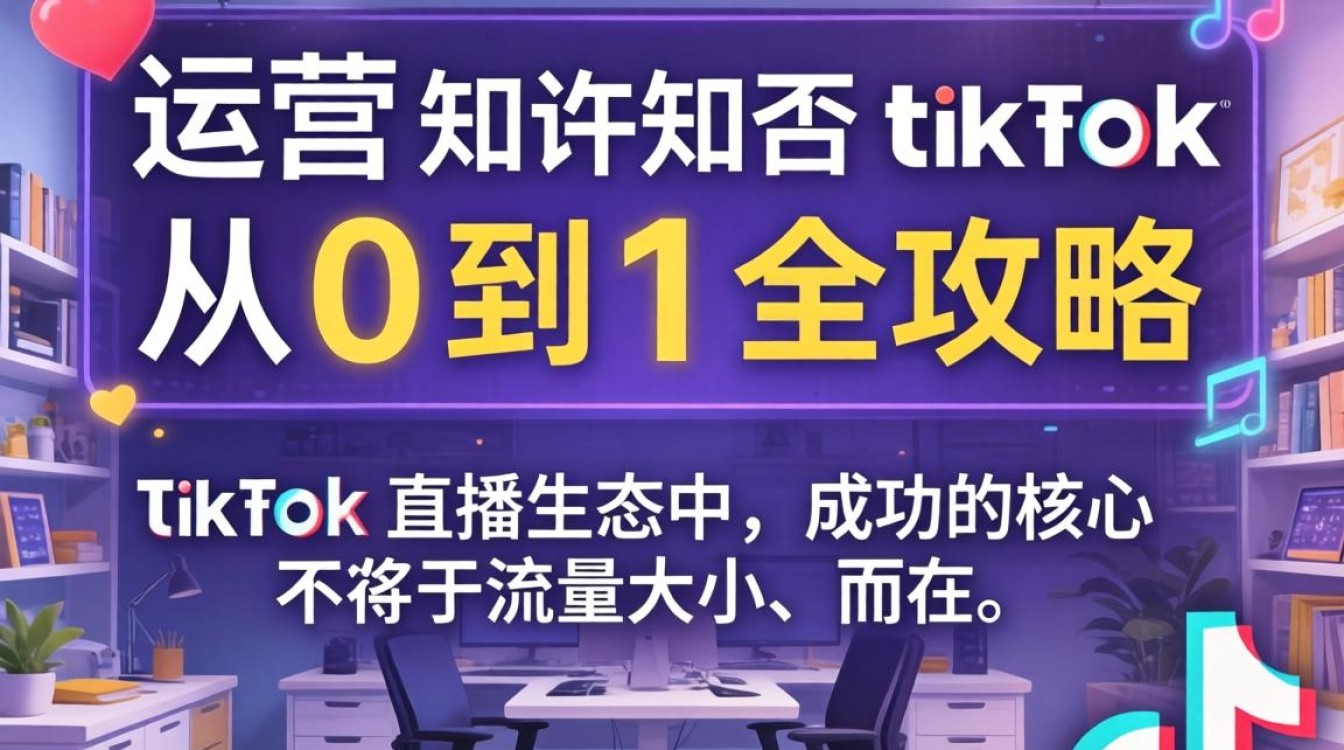 直播运营知否知否tiktok从0到1全攻略