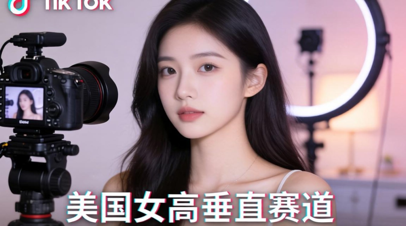 短视频制作美国女高 TikTok 提升视频质量