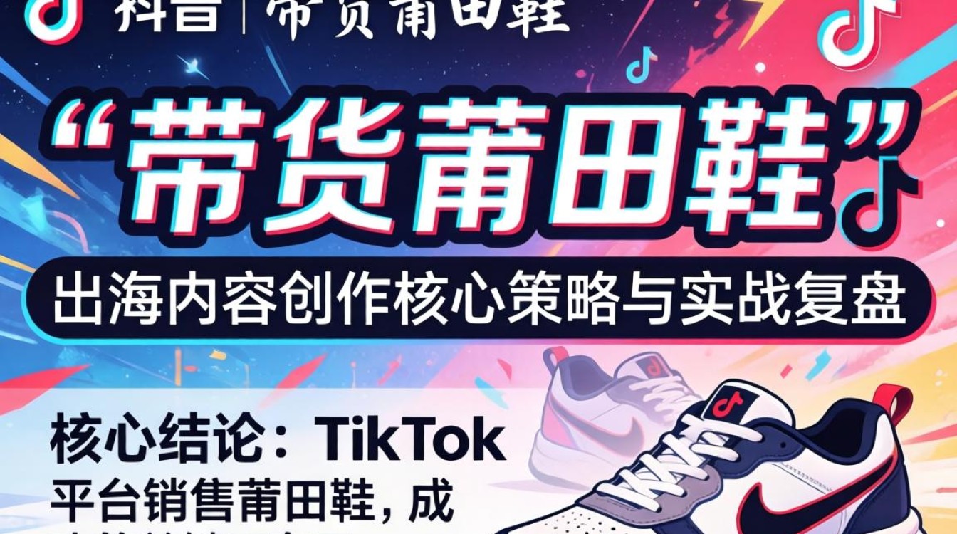 TikTok 带货莆田鞋 出海内容创作技巧