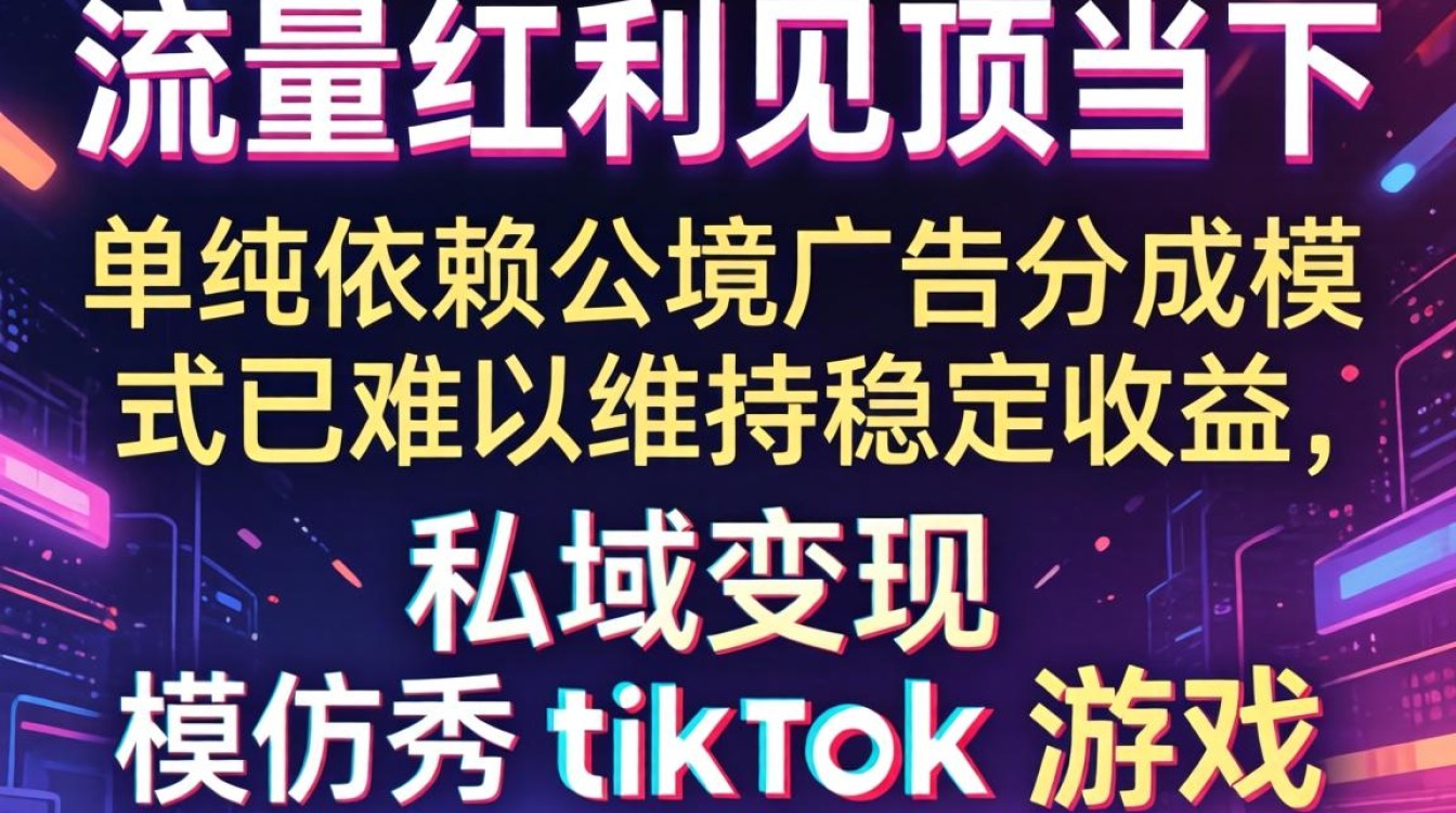 模仿秀 TikTok 游戏持续收入打造