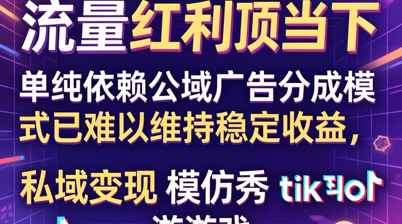 模仿秀 TikTok 游戏持续收入打造