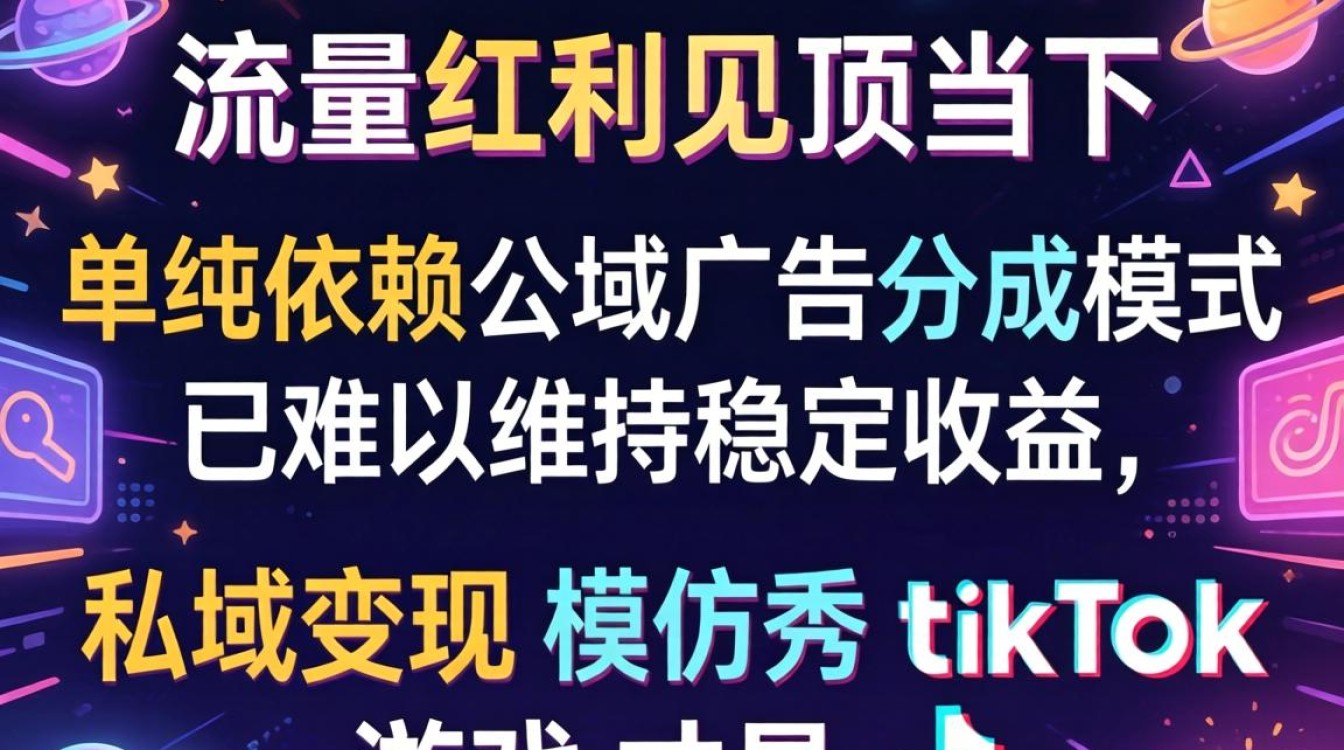 模仿秀 TikTok 游戏持续收入打造