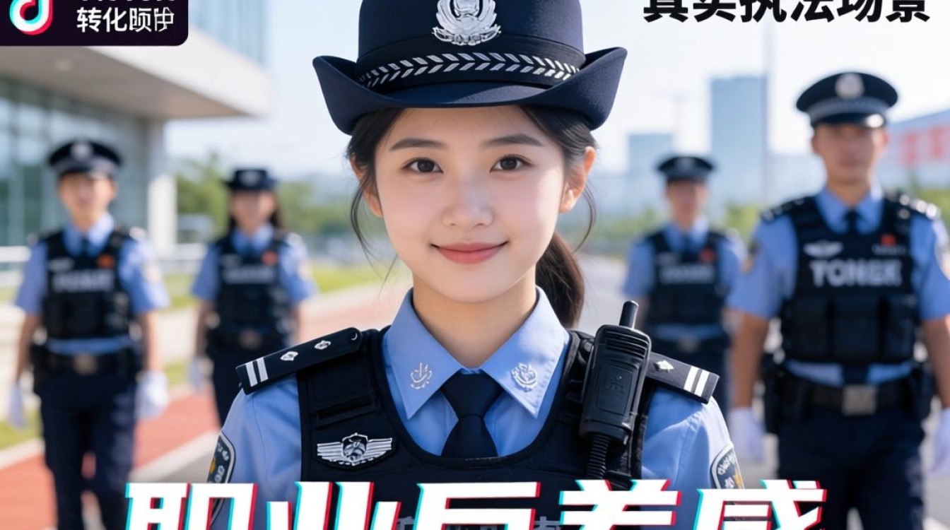 TikTok 国际版女警怎么火