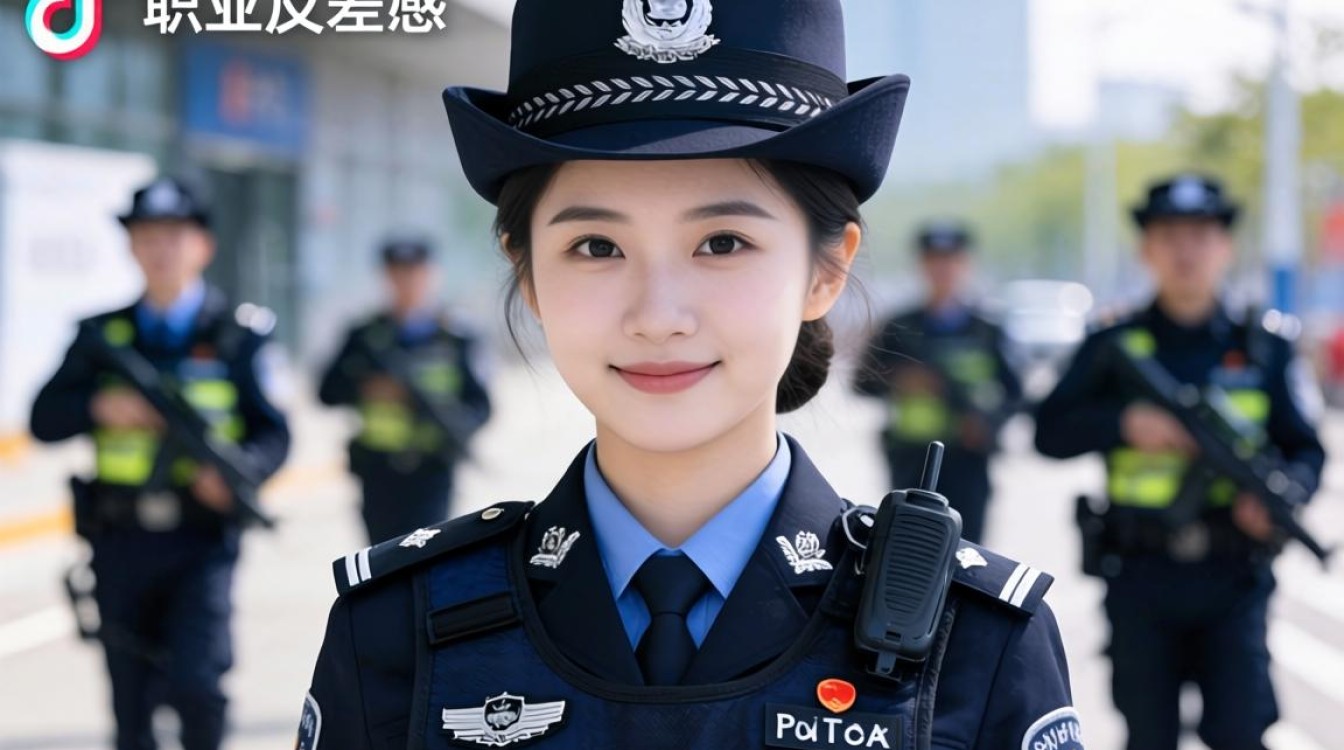 TikTok 国际版女警怎么火
