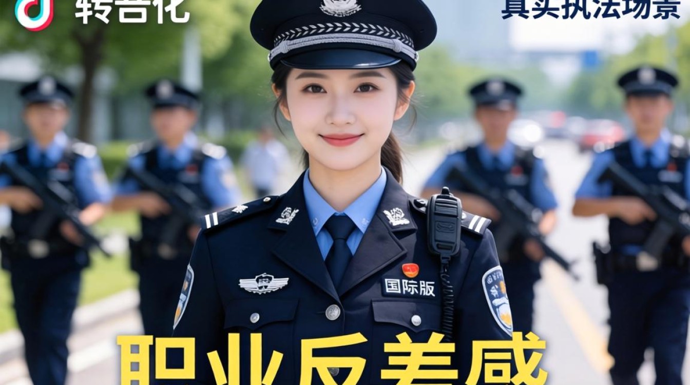 TikTok 国际版女警怎么火