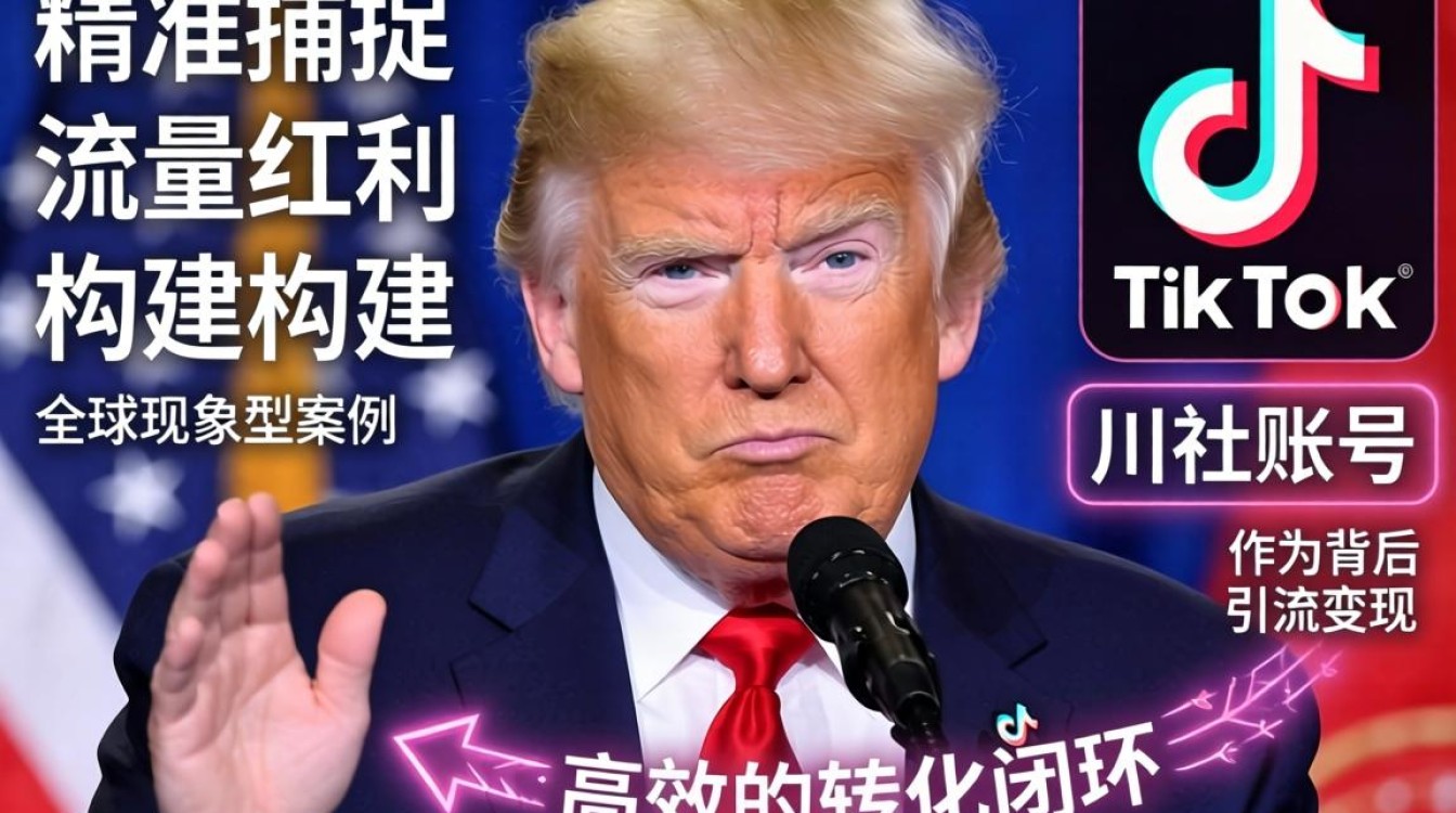 川普TikTok账号如何引流变现