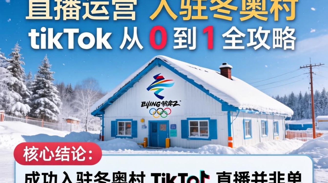 直播运营入驻冬奥村 TikTok 怎么做