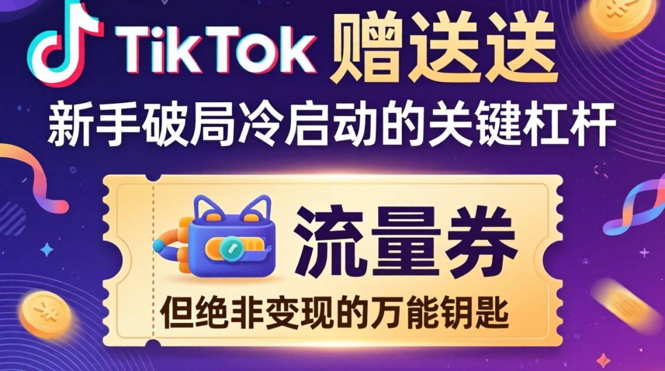 TikTok 送的流量券怎么用