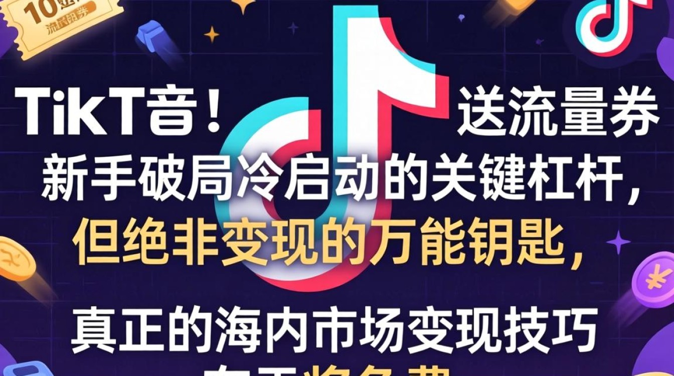 TikTok 送的流量券怎么用