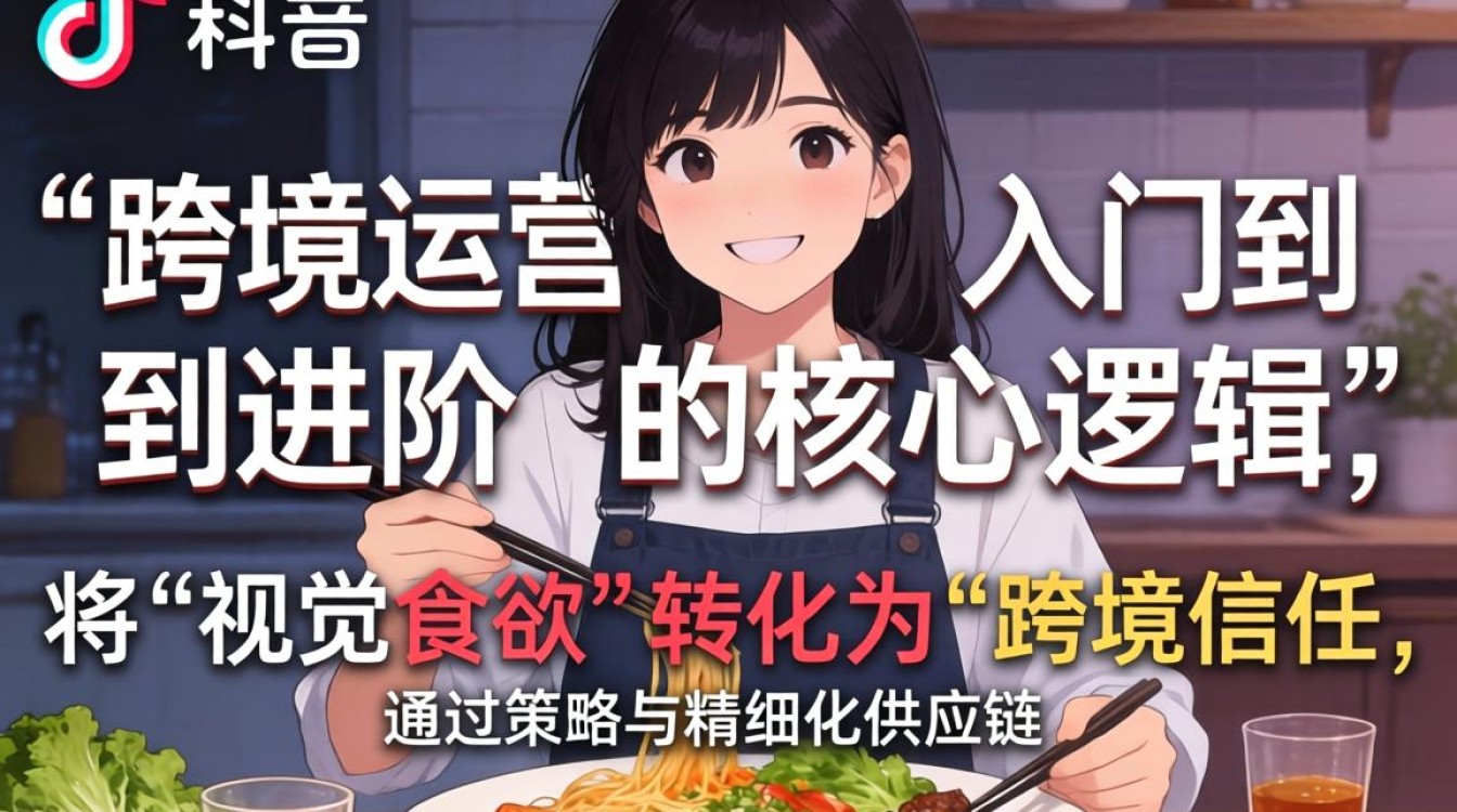 TikTok 网红做美食跨境运营从入门到进阶
