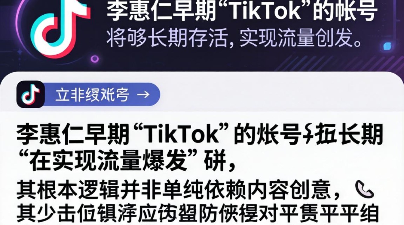 李惠仁早期 TikTok 如何避免违规被封