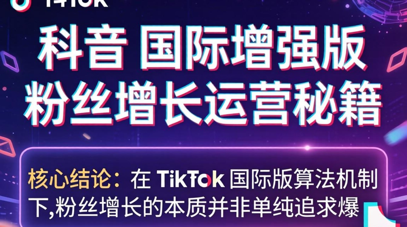 TikTok 国际增强版粉丝增长运营秘籍
